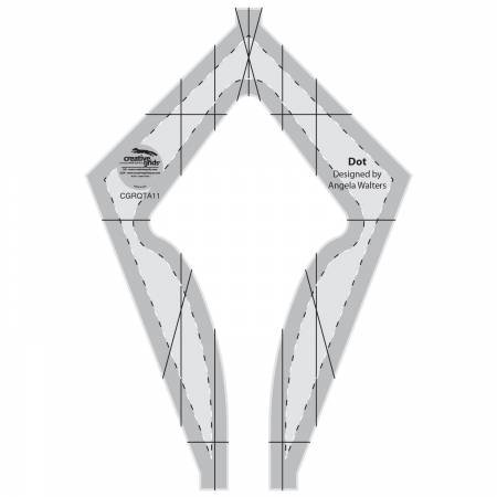 Creative Grids Machine Quilting Tool - Dot (CGRQTA11) - Maple Leaf Quilting Company Ltd.