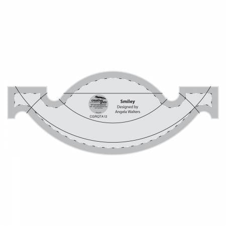 Creative Grids Machine Quilting Tool - Smiley (CGRQTA12) - Maple Leaf Quilting Company Ltd.