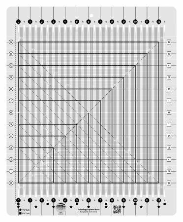 Creative Grids Stripology Squared Quilt Ruler (CGRGE2) - Maple Leaf Quilting Company Ltd.
