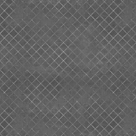 Dark Grey Trellis 108" Cotton (7215-990) – Sold in UNITS of ¼ metre