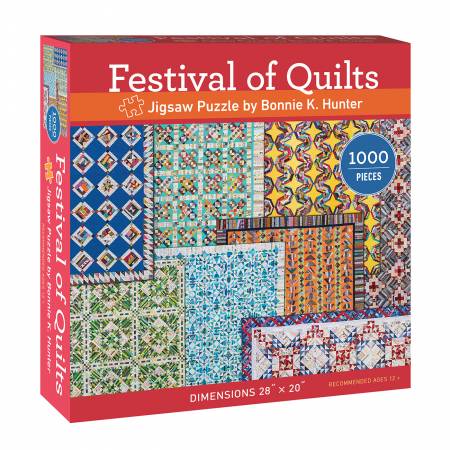 Festival Of Quilts Jigsaw Puzzle By Bonnie K Hunter (20420) - Maple Leaf Quilting Company Ltd.
