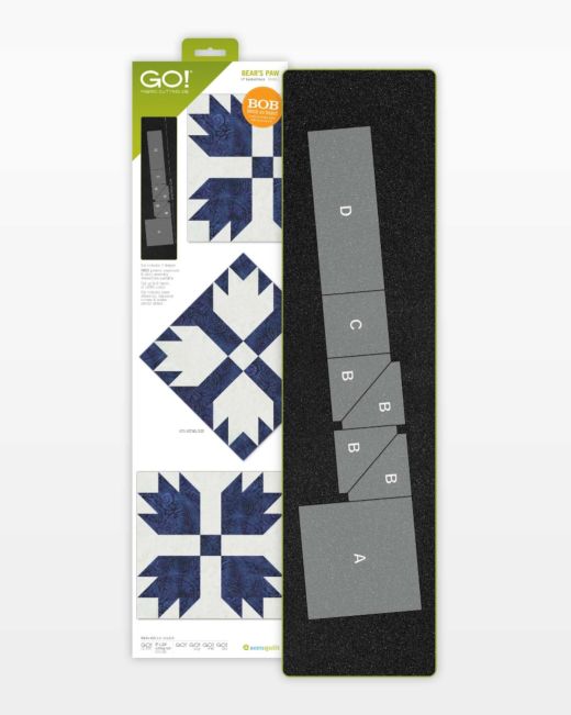 GO! Bears Paw - 14" Finished Die (55461) - Maple Leaf Quilting Company Ltd.