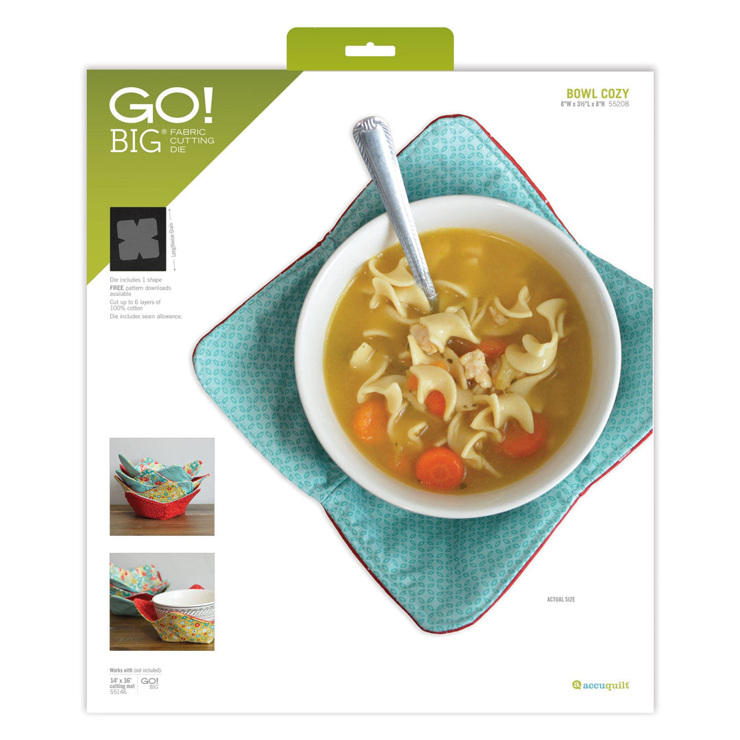 GO! Big Bowl Cozy Die (55208) - Maple Leaf Quilting Company Ltd.