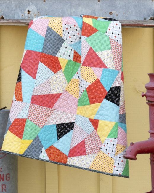 GO! Big Crazy Quilt - 10" Finished Die (55861) - Maple Leaf Quilting Company Ltd.