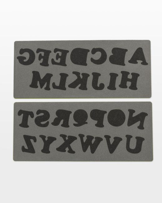 GO! Carefree Alphabet Uppercase Set (2 - Die Set) (55092) - Maple Leaf Quilting Company Ltd.