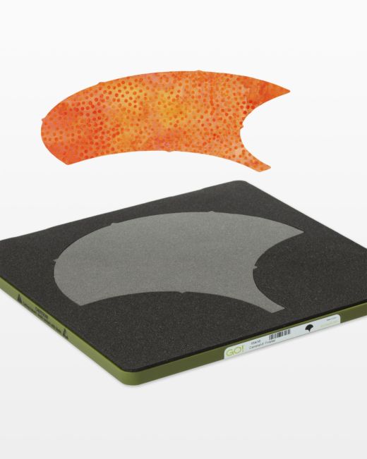 GO! Clamshell - 8" Finished Die (55436) - Maple Leaf Quilting Company Ltd.