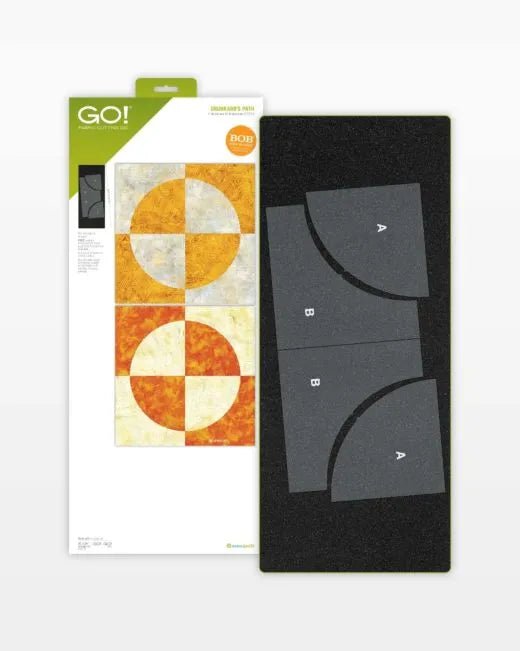 GO! Drunkard's Path - 3 1/2" Finished Die (55070) - Maple Leaf Quilting Company Ltd.