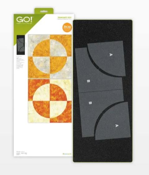 GO! Drunkard's Path - 7" Finished Die (55034) - Maple Leaf Quilting Company Ltd.