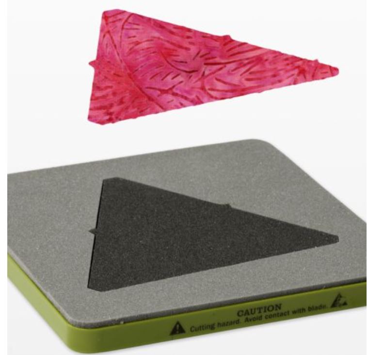 GO! Equilateral Triangle - 4 1/2" Sides (4 1/4" Finished) (55429) - Maple Leaf Quilting Company Ltd.