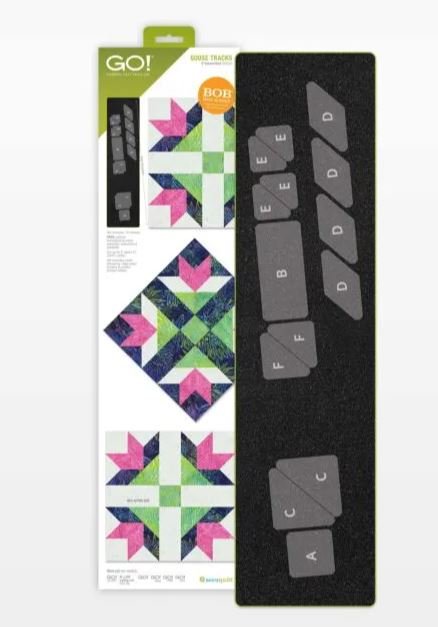 GO! Goose Tracks - 9" Finished Die (55536) - Maple Leaf Quilting Company Ltd.