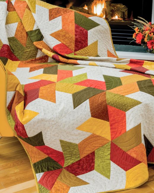 GO! Half Hexagon - 4 1/2" Sides (4 1/4" Finished) (55437) - Maple Leaf Quilting Company Ltd.
