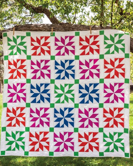 GO! LeMoyne Star Die - 9" Finished (55453) - Maple Leaf Quilting Company Ltd.