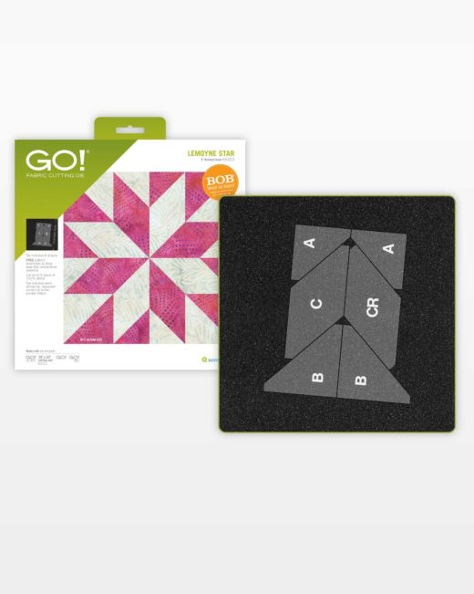 GO! LeMoyne Star Die - 9" Finished (55453) - Maple Leaf Quilting Company Ltd.
