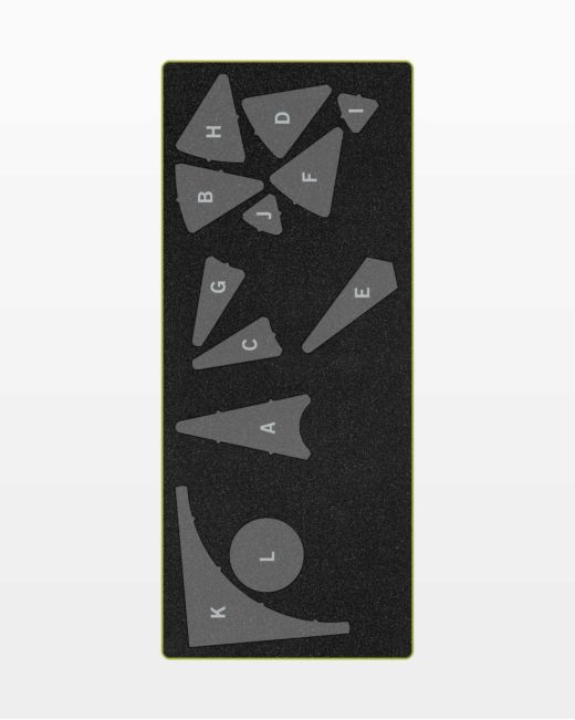 GO! Mariner's Compass - 12" Finished Die (55194) - Maple Leaf Quilting Company Ltd.