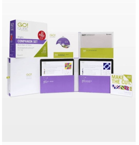 GO! Qube 10" Companion Set - Angles (55799) - Maple Leaf Quilting Company Ltd.