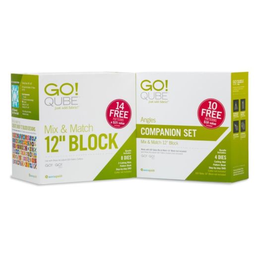 GO! Qube 12" Companion Angles (55791) - Maple Leaf Quilting Company Ltd.