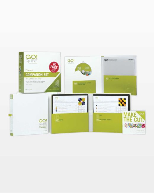 GO! Qube 12" Companion Set - Corners (55787) - Maple Leaf Quilting Company Ltd.
