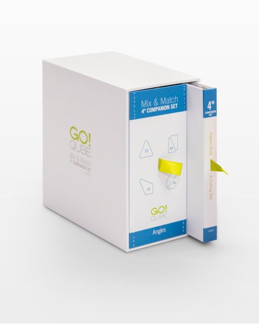 GO! Qube 4" Companion Set - Angles (55231) - Maple Leaf Quilting Company Ltd.