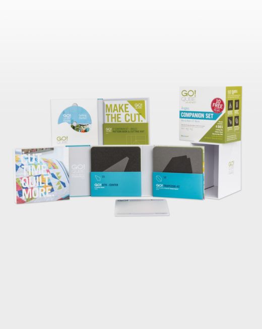 GO! Qube 6" Companion Set - Angles (55788) - Maple Leaf Quilting Company Ltd.