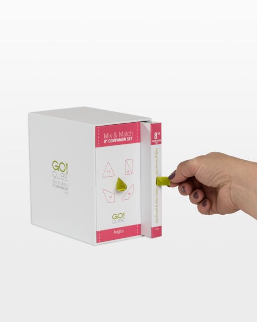 GO! Qube 8" Companion Set - Angles (55789) - Maple Leaf Quilting Company Ltd.