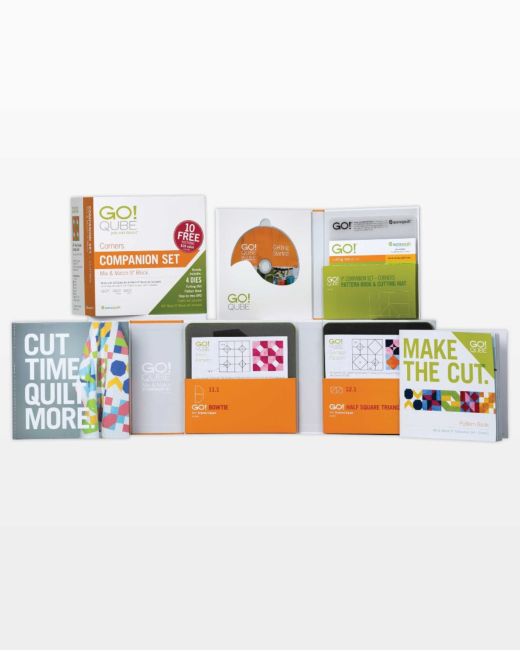 GO! Qube 9" Companion Set - Corners (55786) - Maple Leaf Quilting Company Ltd.
