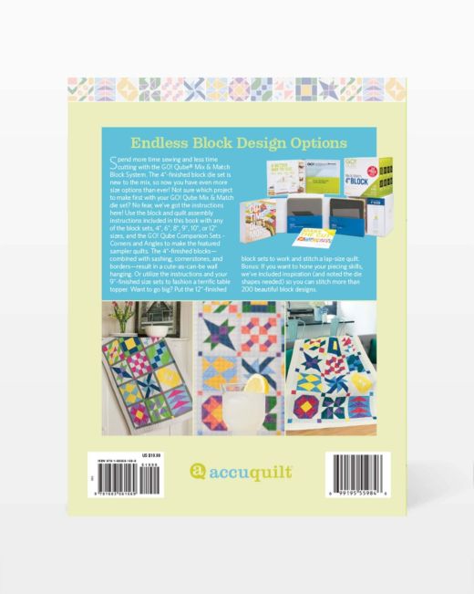 GO! Qube Mix & Match Block System Pattern Book (55984) - Maple Leaf Quilting Company Ltd.