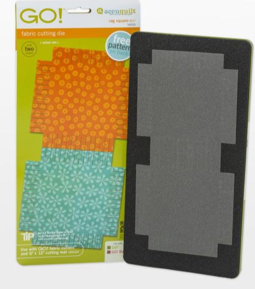 GO! Rag Square - 5 1/4" Die (55033) - Maple Leaf Quilting Company Ltd.