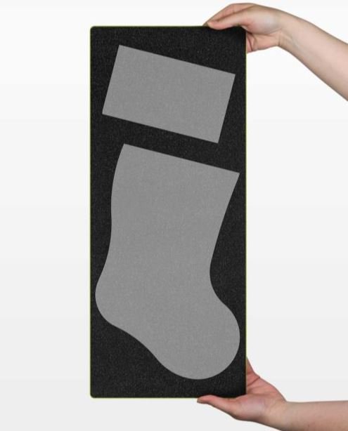 GO! Santa Stocking Die (55854) - Maple Leaf Quilting Company Ltd.