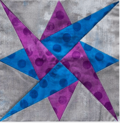GO! Starry Path - 9" Finished Die (55197) - Maple Leaf Quilting Company Ltd.