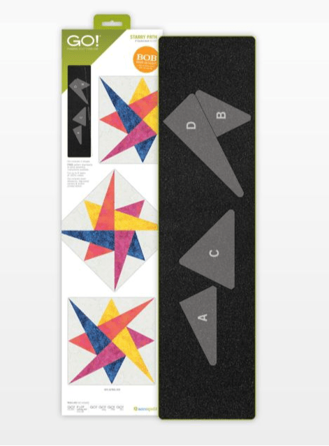 GO! Starry Path - 9" Finished Die (55197) - Maple Leaf Quilting Company Ltd.