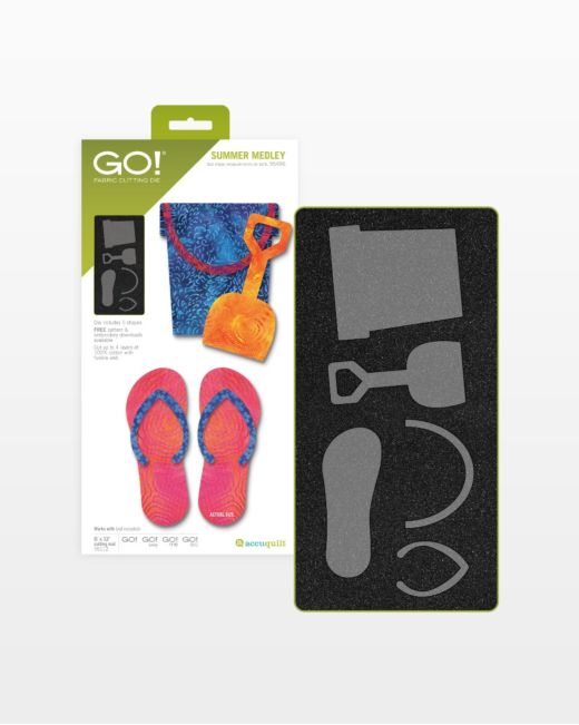 GO! Summer Medley Die (55496) - Maple Leaf Quilting Company Ltd.