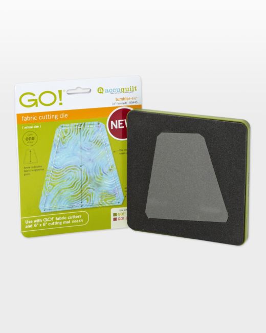 GO! Tumbler - 4 1/2" (4" Finished) Die (55445) - Maple Leaf Quilting Company Ltd.