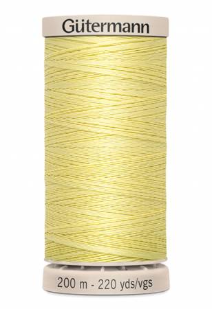 Gutermann Cotton Hand Quilting Thread 200m/219yds | Canary - 0349 - Maple Leaf Quilting Company Ltd.