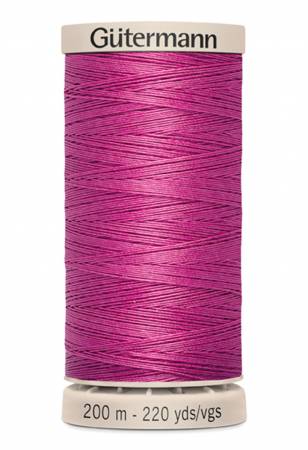 Gutermann Cotton Hand Quilting Thread 200m/219yds | Hot Pink - 2955 - Maple Leaf Quilting Company Ltd.