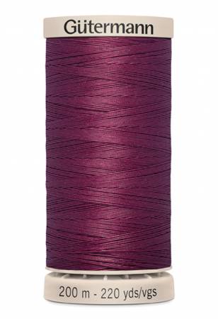 Gutermann Cotton Hand Quilting Thread 200m/219yds | Wine - 2833 - Maple Leaf Quilting Company Ltd.