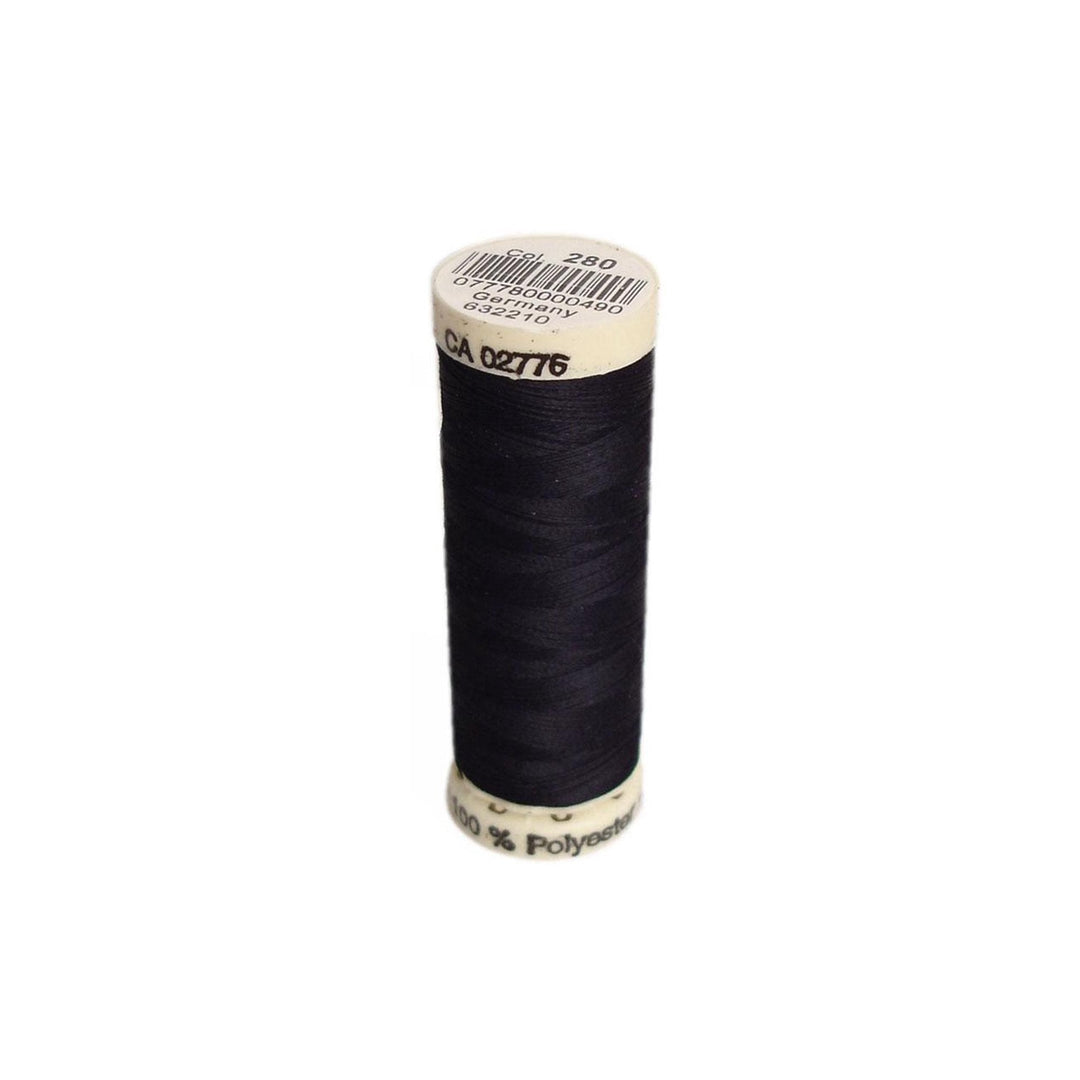 Gutermann Heavy Duty Polyester Topstitching Thread 30m/33yds | Charcoal Navy (280) - Maple Leaf Quilting Company Ltd.