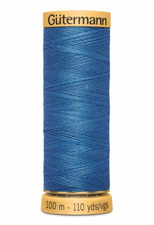 Gutermann Natural Cotton Thread 100m/109yds | Blue - 7050 - Maple Leaf Quilting Company Ltd.