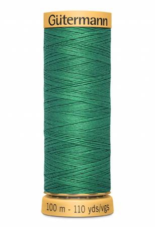 Gutermann Natural Cotton Thread 100m/109yds | Bright Green - 7830 - Maple Leaf Quilting Company Ltd.