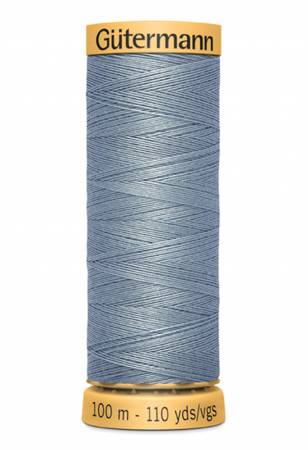 Gutermann Natural Cotton Thread 100m/109yds | Grey Blue - 7410 - Maple Leaf Quilting Company Ltd.