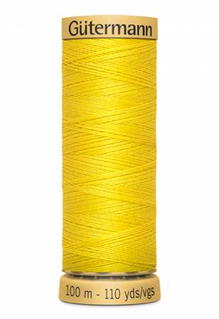 Gutermann Natural Cotton Thread 100m/109yds | Lemon - 1620 - Maple Leaf Quilting Company Ltd.