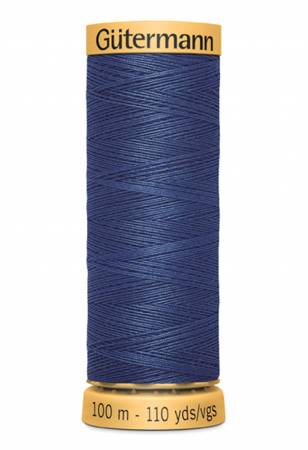 Gutermann Natural Cotton Thread 100m/109yds | Light Navy - 6340 - Maple Leaf Quilting Company Ltd.