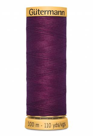 Gutermann Natural Cotton Thread 100m/109yds | Mulberry - 5800 - Maple Leaf Quilting Company Ltd.