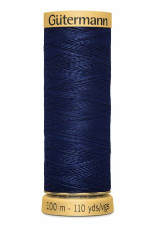 Gutermann Natural Cotton Thread 100m/109yds | Navy - 6290 - Maple Leaf Quilting Company Ltd.