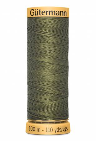 Gutermann Natural Cotton Thread 100m/109yds | Olive Drab - 8780 - Maple Leaf Quilting Company Ltd.