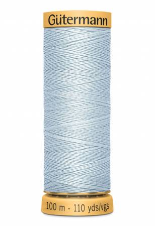 Gutermann Natural Cotton Thread 100m/109yds | Pale Blue - 7521 - Maple Leaf Quilting Company Ltd.