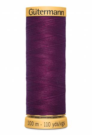 Gutermann Natural Cotton Thread 100m/109yds | Plum - 5750 - Maple Leaf Quilting Company Ltd.