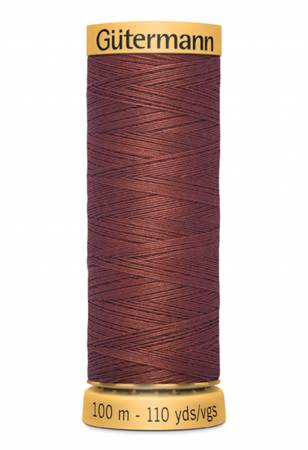 Gutermann Natural Cotton Thread 100m/109yds | Rust Red - 4820 - Maple Leaf Quilting Company Ltd.