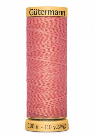 Gutermann Natural Cotton Thread 100m/109yds | Salmon - 4950 - Maple Leaf Quilting Company Ltd.