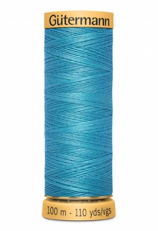 Gutermann Natural Cotton Thread 100m/109yds | Turquoise - 7532 - Maple Leaf Quilting Company Ltd.