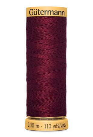 Gutermann Natural Cotton Thread 100m/109yds | Wine - 4780 - Maple Leaf Quilting Company Ltd.
